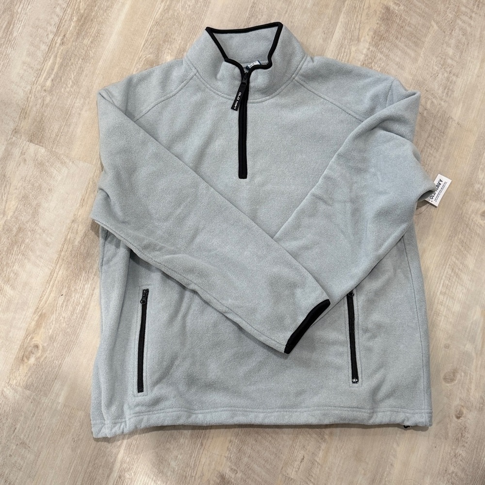Old Navy Gray Zip Up Sweater